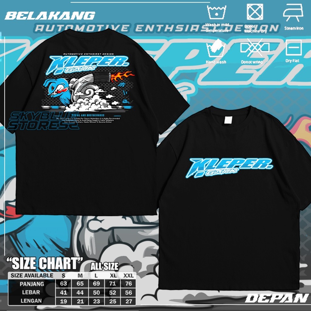 KAOS KLEPER GANK V1 - by Team Kleper - SkyBlue Store - SkyBlue Fashion