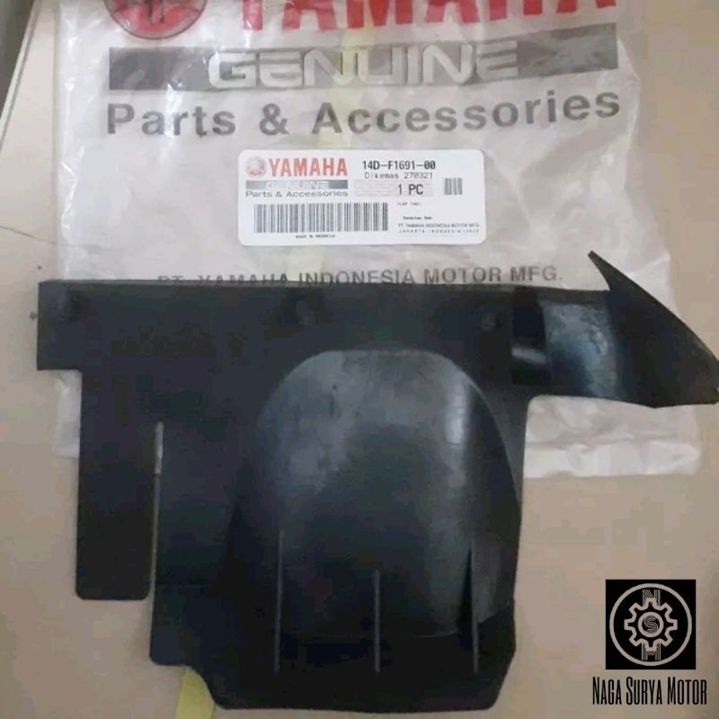 Flap karet bawah box filter Mio Soul Fino Karbu 14D-F1691-00 ORI YGP