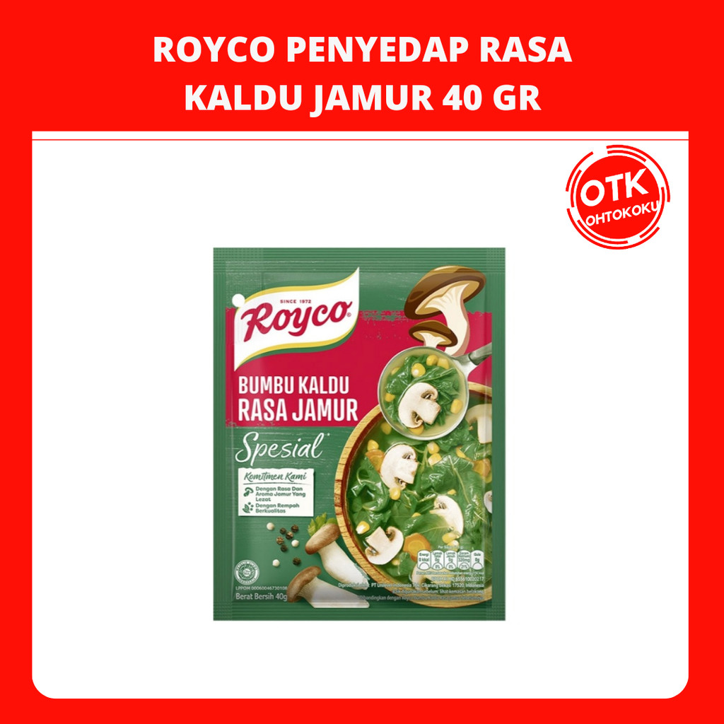 

ROYCO Bumbu Kaldu Rasa Jamur 40gr