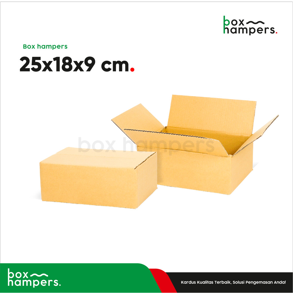 

Box 25X18X9 POLOS (HBR KECIL) Kardus/Kemasan/Kotak/Packaging/Normal/A1/AMDK/Tinggi9