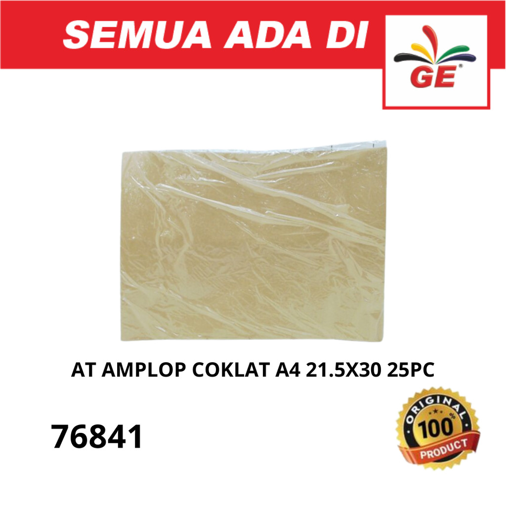 

Amplop Coklat A4 21.5x30cm 25PC - 76841