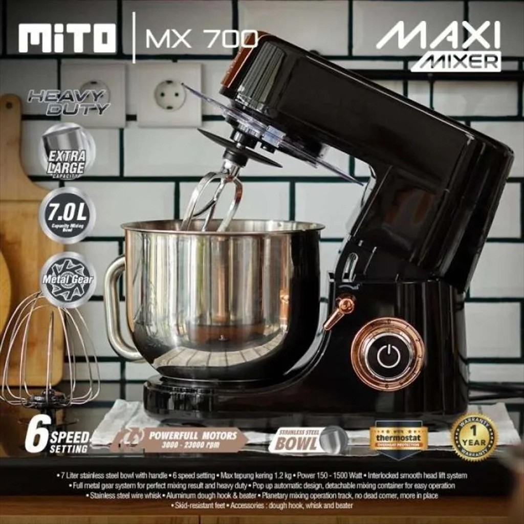 MIXER MITOCHIBA 7,0L MX-700-BLACK