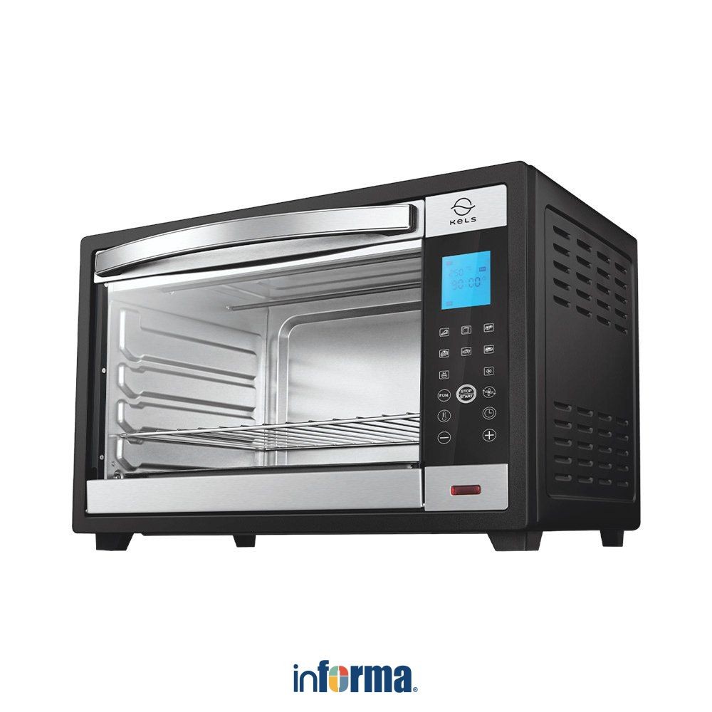 Informa Kels 50 ltr Dawn Oven Digital - Hitam Pemanggang Makanan Panggangan Food Heater Perlengkapan