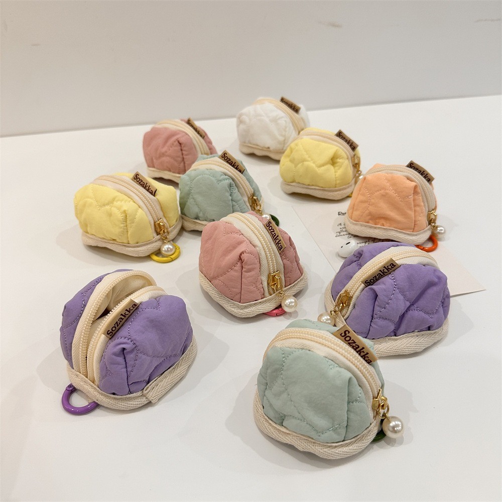 

High Quality Cotton Storage Bag Solid Color Large Capacity Ladies Handbag Simple Earphone Bag Shopping Travel