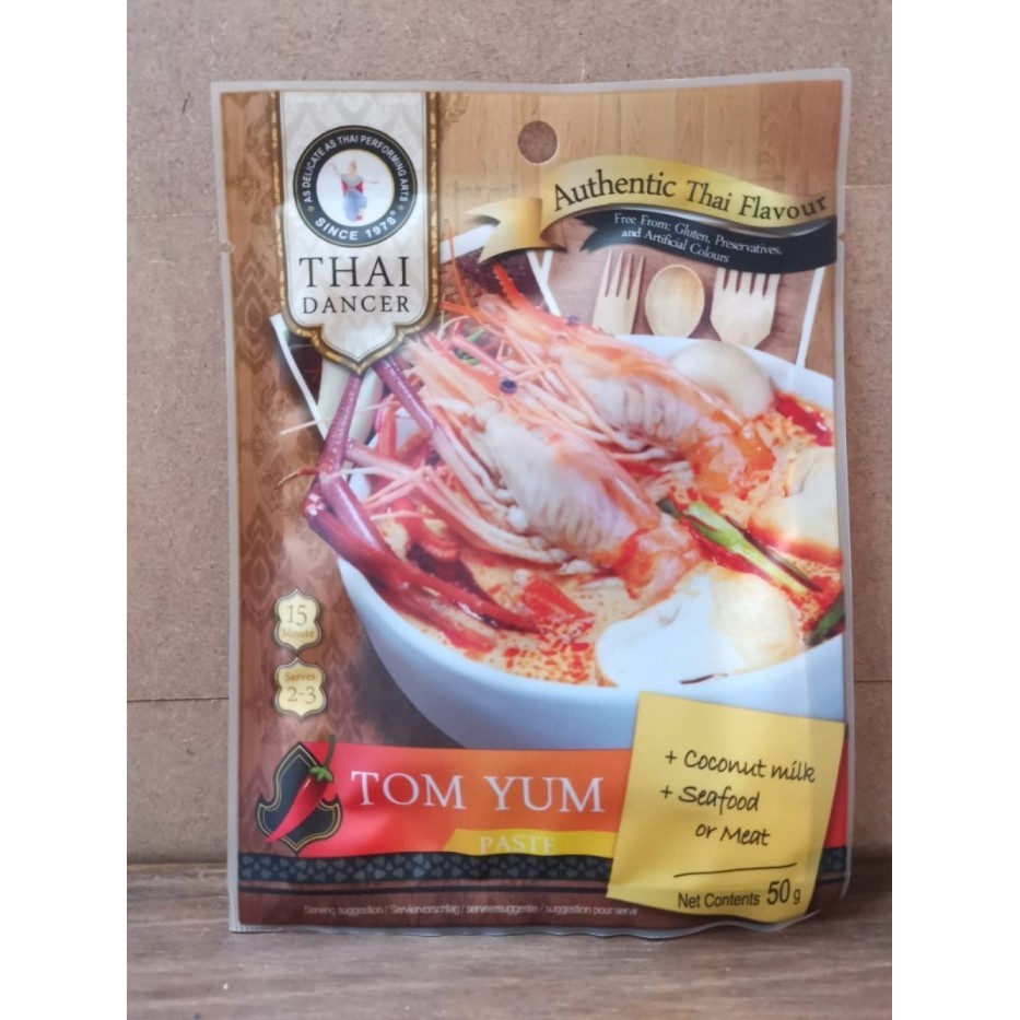 

Thai Dancer Tom Yum Soup Paste / pasta sup tom yum 50gr / Thailand