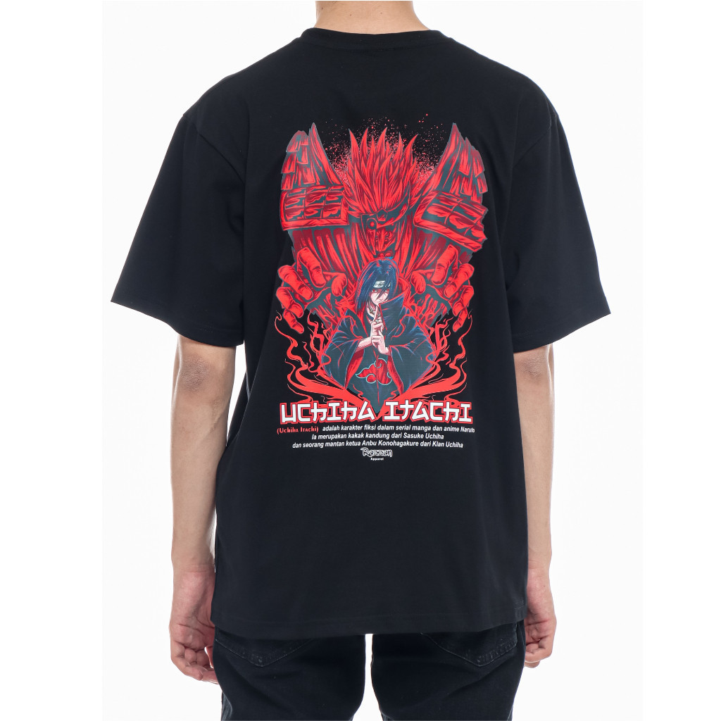 【Trend】 Razzan T-shirt Kaos Itachi Uchiha Perfect Susanoo Special Anime Naruto Original Design High 