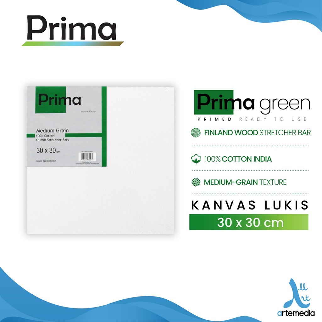 

Gramedia Surabaya - Prima Green 30x30cm Cotton Canvas