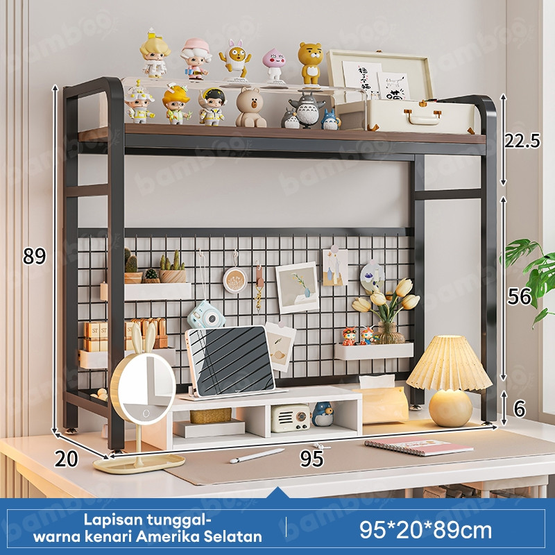 

lakepu Rak Desktop Storage Rak Meja Stationery Rak