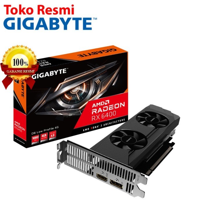 GIGABYTE RX 6400 LP 4GB GDDR6 - Low Profile