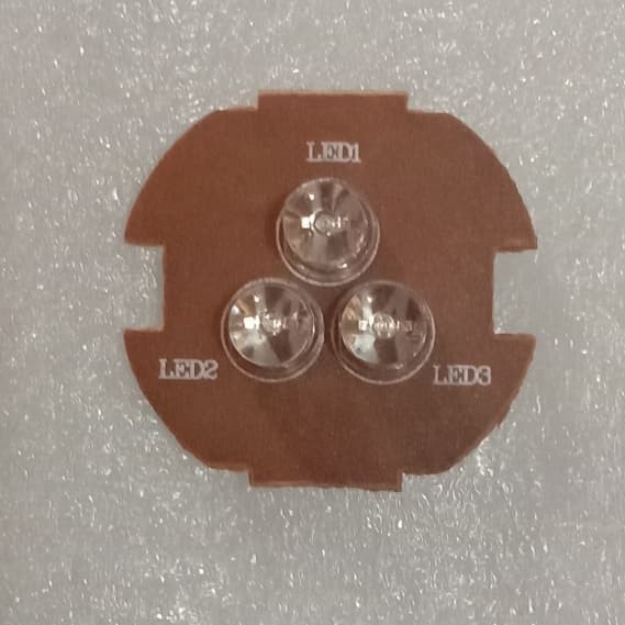 Led RGB 3 jalur PCB Way DC 3.3V 3 Led LED RGB [ Red Green Blue ] - ZK