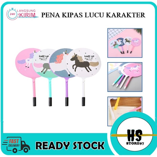 

Pena Kipas Karakter Lucu Pulpen Gel Pen Souvenir Pernikahan Ulang Tahun Anak Kantor Alat Tulis Sekolah