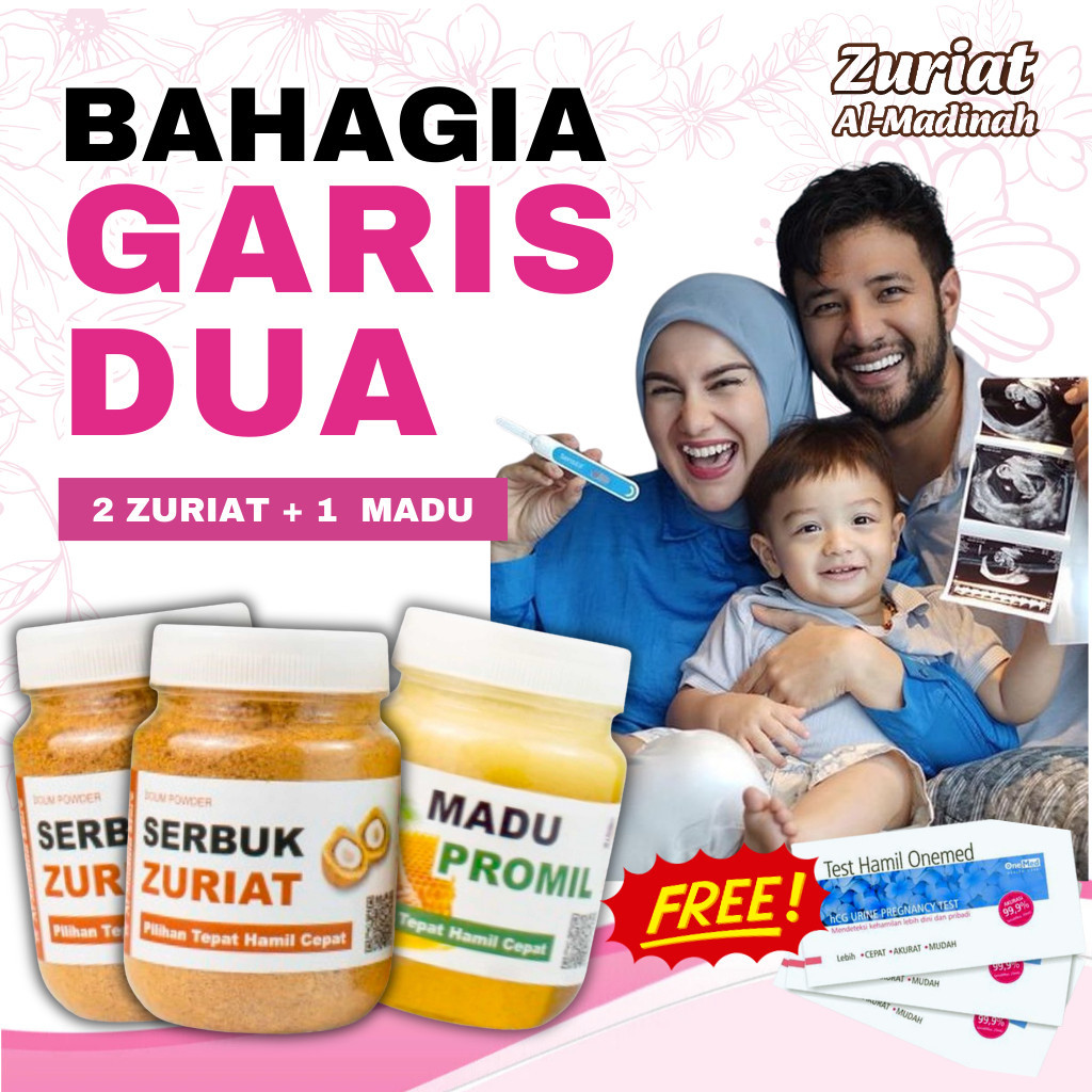 

Paket Promil Serbuk Zuriat Zuriat Al-Madinah - (2 pcs) Serbuk Zuriat 125 gr + (1 pcs) Madu Promil 250 gr - Promil Ampuh Bisa COD