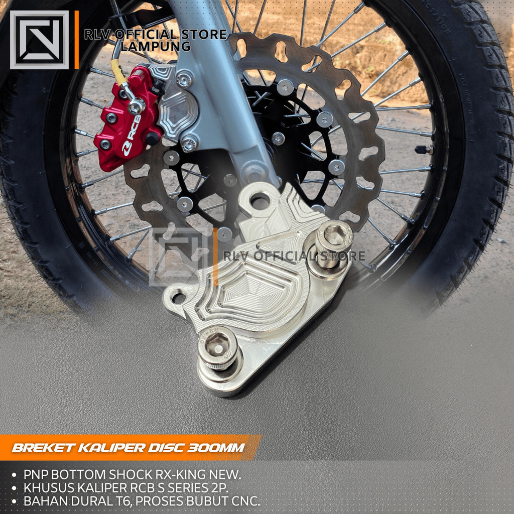 Breket Kaliper RCB Pnp Rx King new muda Disc piringan cakram 300MM