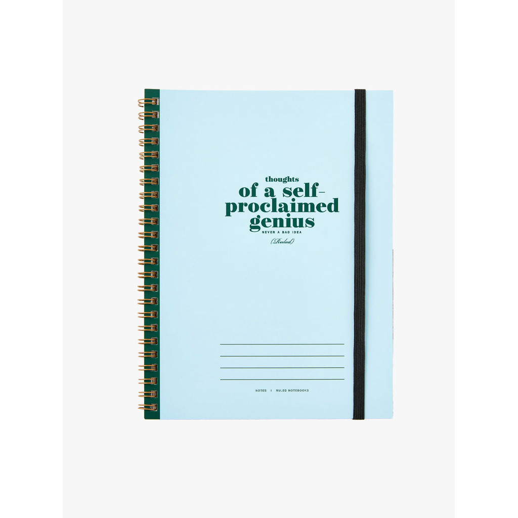 

Typo - Buku & Alat Tulis - A5 Spinout Notebook - Self Proclaimed Geni