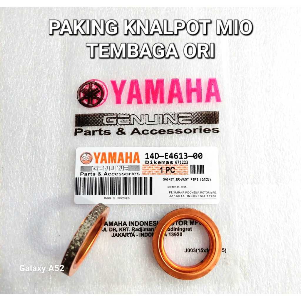 PAKING KNALPOT MIO FINO XEON FORCE XRIDE JUPITER Z FI TEMBAGA ORIGINAL 14D-E4613-00
