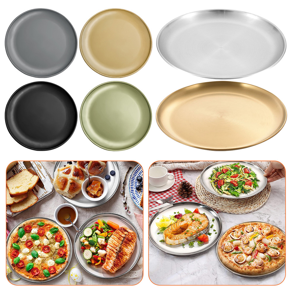 Pure Titanium Plate Set for Camping Tableware Dinnerware Food Pan Dish Outdoor Picnic Bushcraft Hiki