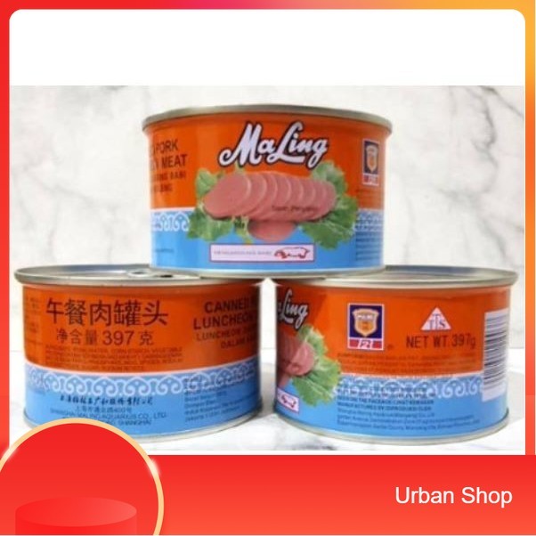 

Ma Ling TTS Luncheon Pork Meat [170gr] - Daging Babi Ham Maling