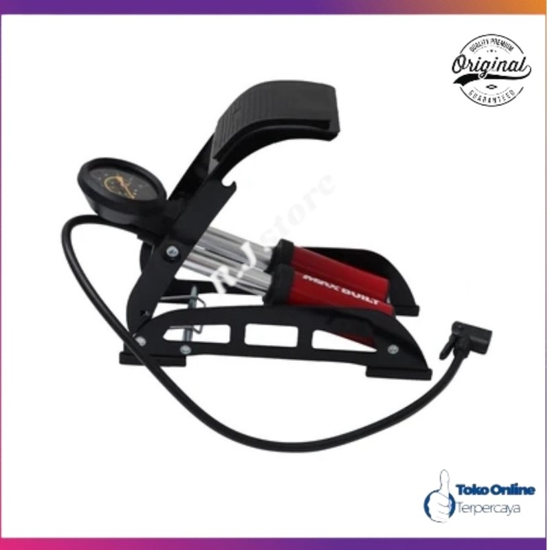 Maxbuilt Pompa Angin Kaki 2 Tabung/pompa injak/pompa angin