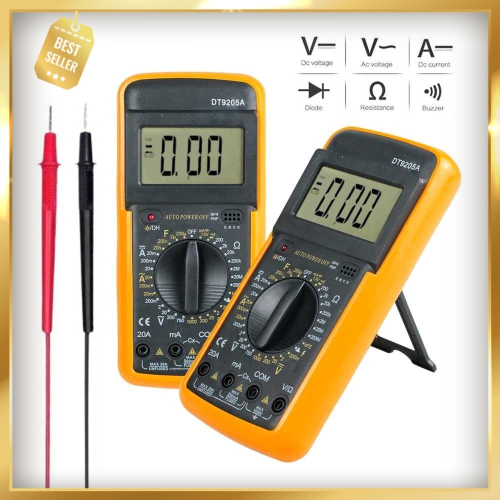 RICHMETERS Pocket Size Digital Multimeter - DT9205A