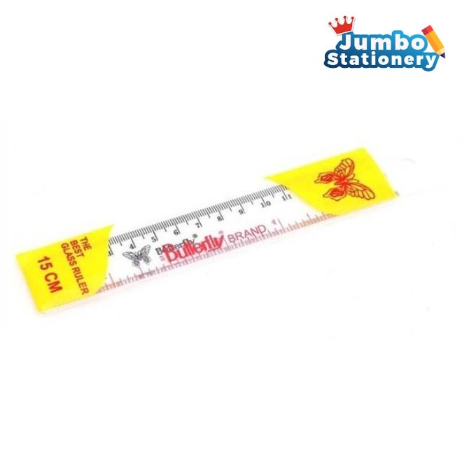 

Penggaris Bening Butterfly 15 cm