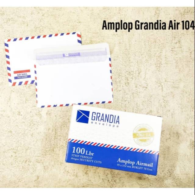 

[P_ATK] AMPLOP GRANDIA AIR 104