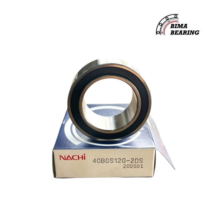 Bearing Kompresor Ac Lancer Evo 3 Cb4 Panther 40Bd219 40Bgs12 Nachi JAPAN Laher 40X62X24 Ori
