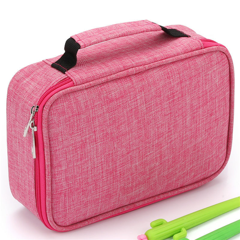 

4 layers pencil case bag pouch pink High capacity estojo escolar estuche material kalem kutusu piornik school supplies papeleria