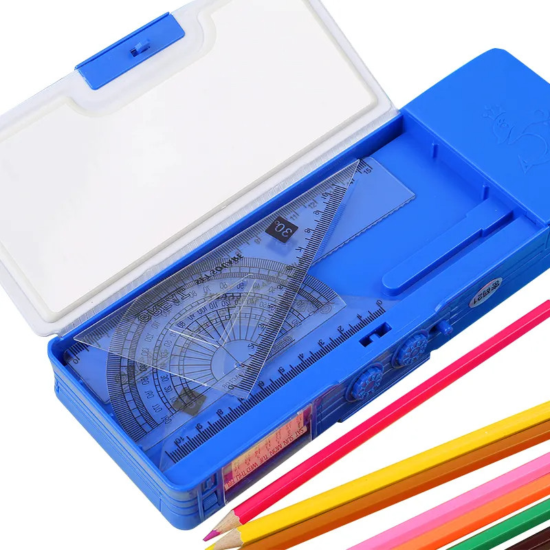 

Pencil Case Password Pen Case Multifunctional Pencil Box Korean School Stationery