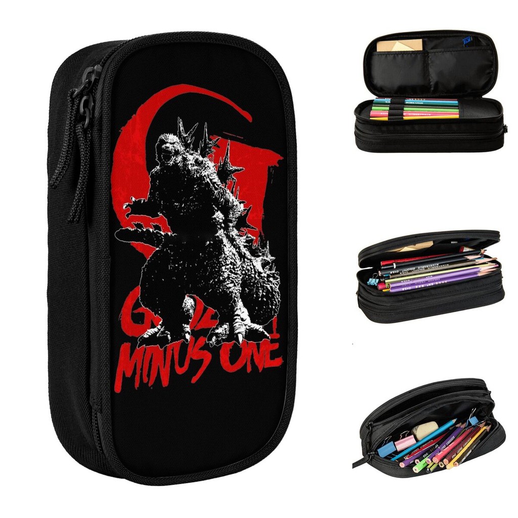 

Cute Godzillaed Minus One Pencil Cases Pencil Box Pen for Student Large Storage Bags School Supplies Gifts Stationery
