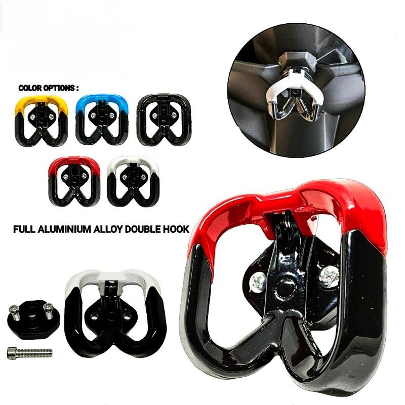 gantungan barang gantungan motor Double Hook kunci /cantolan barang