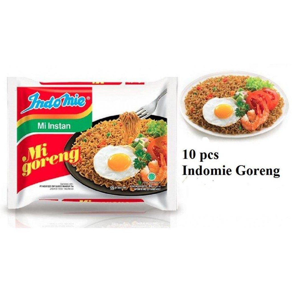 

10pcs Indomie goreng 80gr