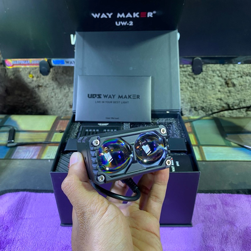 UPS Waymaker UW2 - Miniprojie 2 mata Bisa 1 atau 2