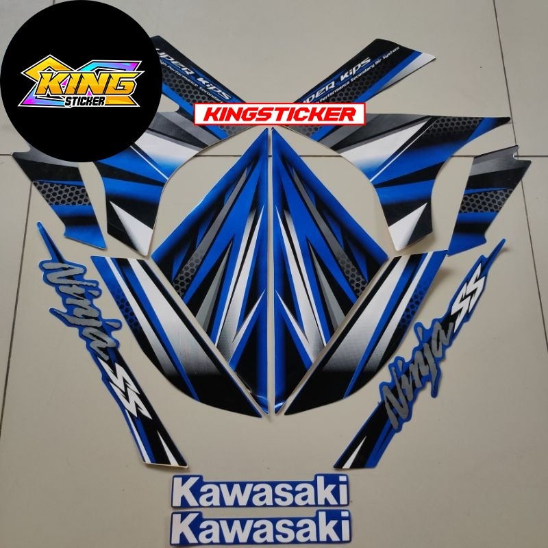 Striping Kawasaki Ninja SS 2013 Biru