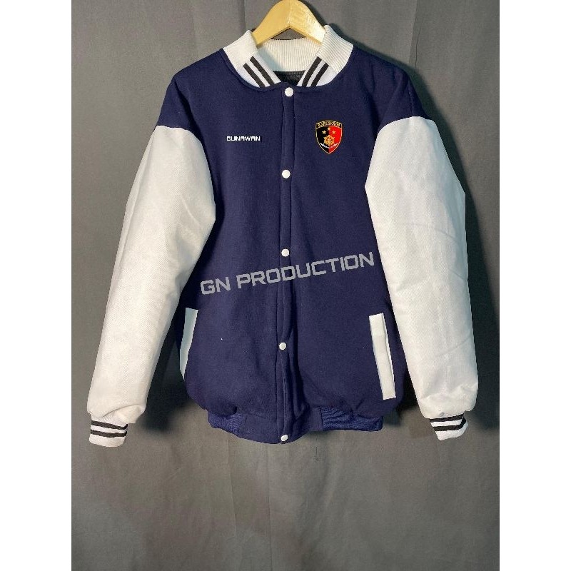 Jaket reskrim jaket varsity jaket custom bordir