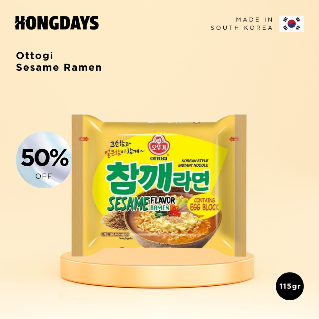 

Ottogi Sesame Ramen 115g - Mi Instan Rasa Wijen - HONGDAYS
