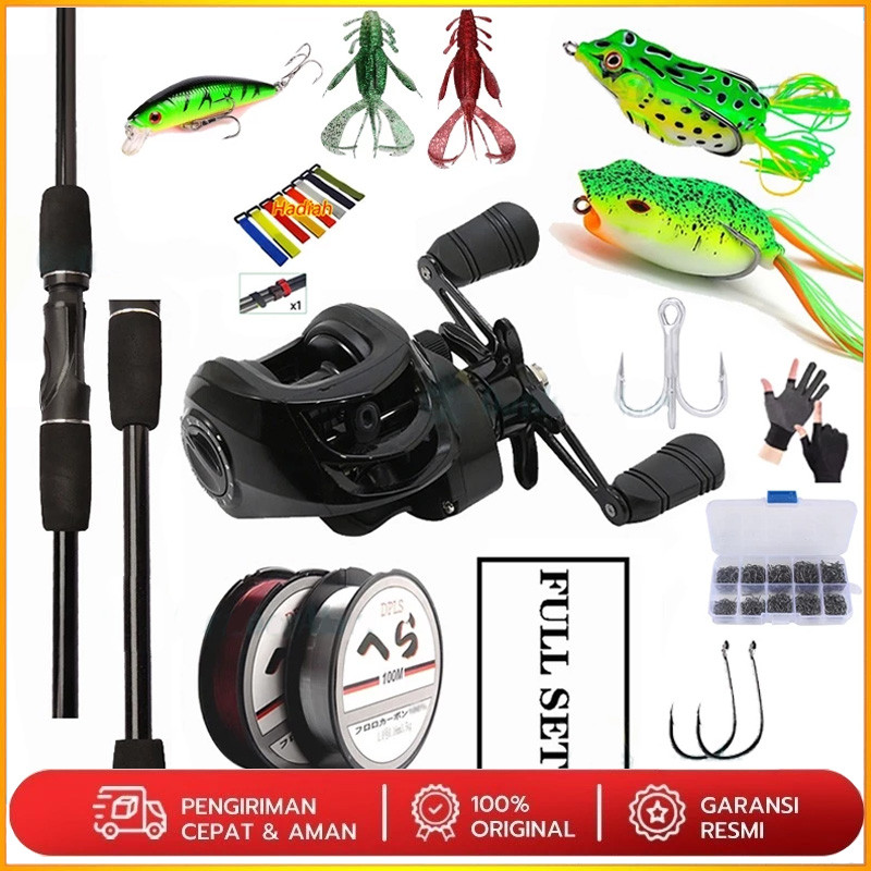 (Beli 1 Dapat 8)1.6M/1.8M/2.1M/2.4M Joran Pancing Set / Joran Pancing 1 Set Murah / Pancing 1 Set Le