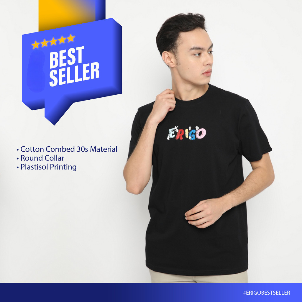 T-Shirt Vintage Gang Black - Kaos Unisex