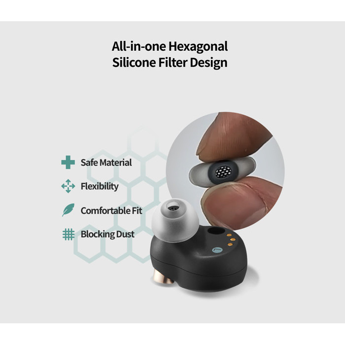 AZLA SednaEarfit MAX ASMR for IEM & TWS | Medical Silicone Eartips - 1 PAIR SS