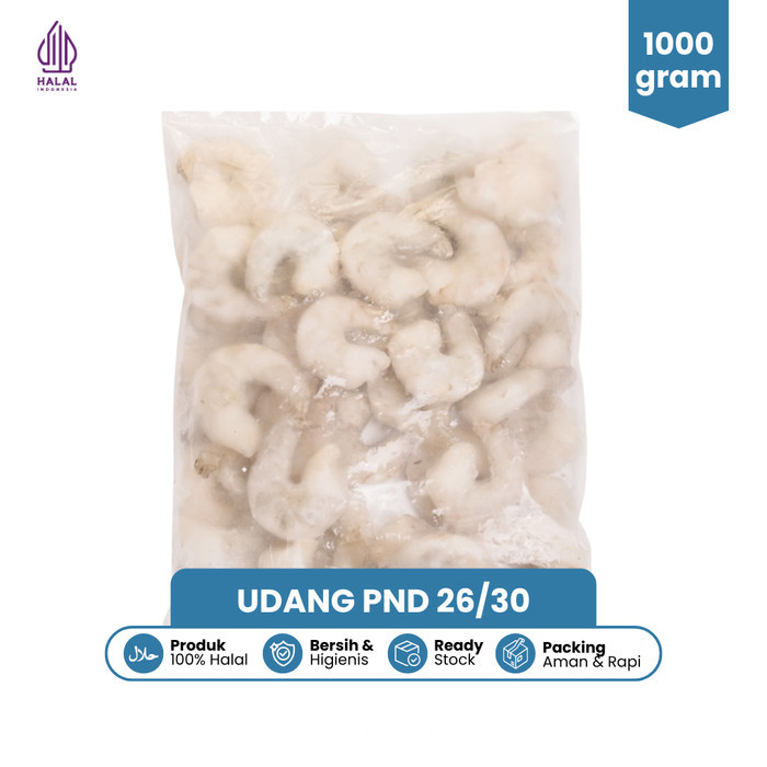

Udang PND 26/30 Beku Frozen Kualitas Premium Indofishmart