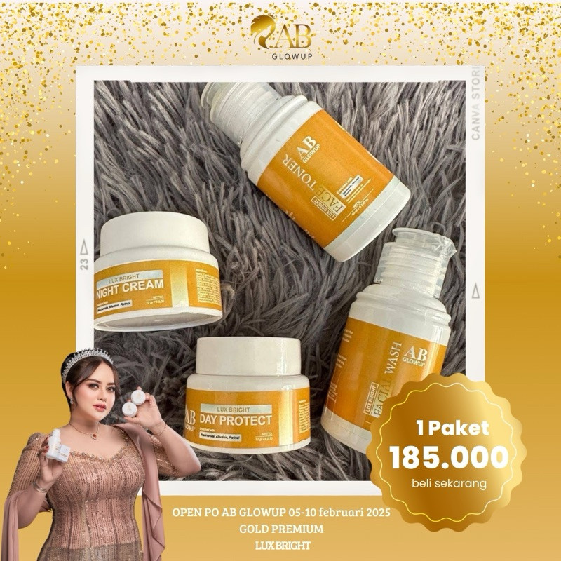 Skincare Paket AB Glow UP Cream AB Glow UP Gold PREMIUM