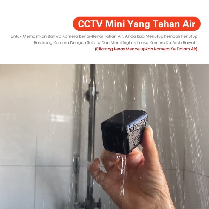 XIHANCAM 5MP Kamera cctv mini tersembunyi Tanpa Kabel Spy Camera Wifi - 3MP-Wifi, Tidak