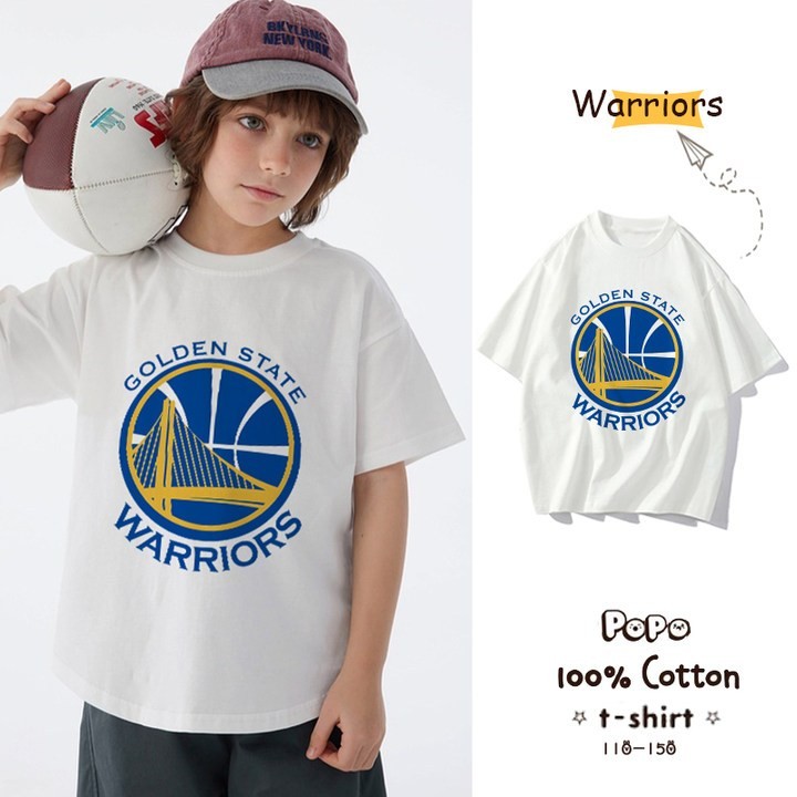 Deluxe Terbaru Kaos Basket Anak Laki-Laki Jersey Basket Curry Warriors Baju Anak Laki-Laki Perempuan