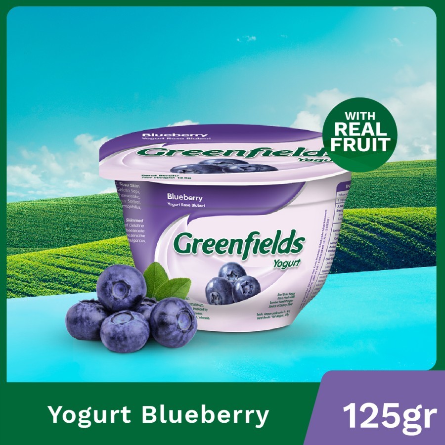 

[Special Price] Yogurt Greenfields Blueberry 125 g