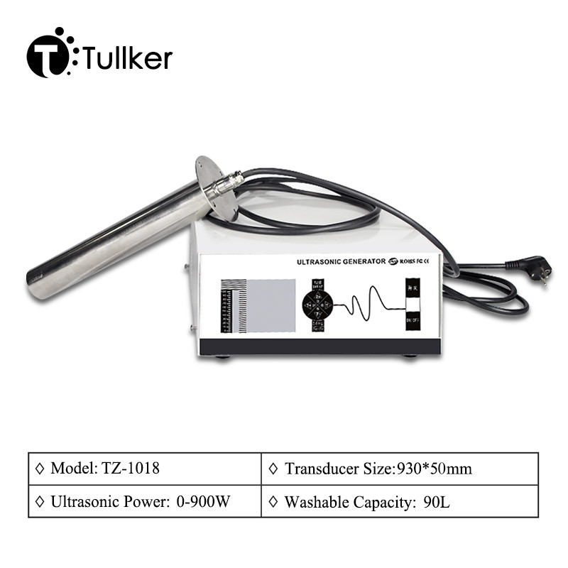 Tullker 900W Ultrasonic Cleaner Vibrating Rod Generator Transducer Engine Lab Ultrason Washer Maine 