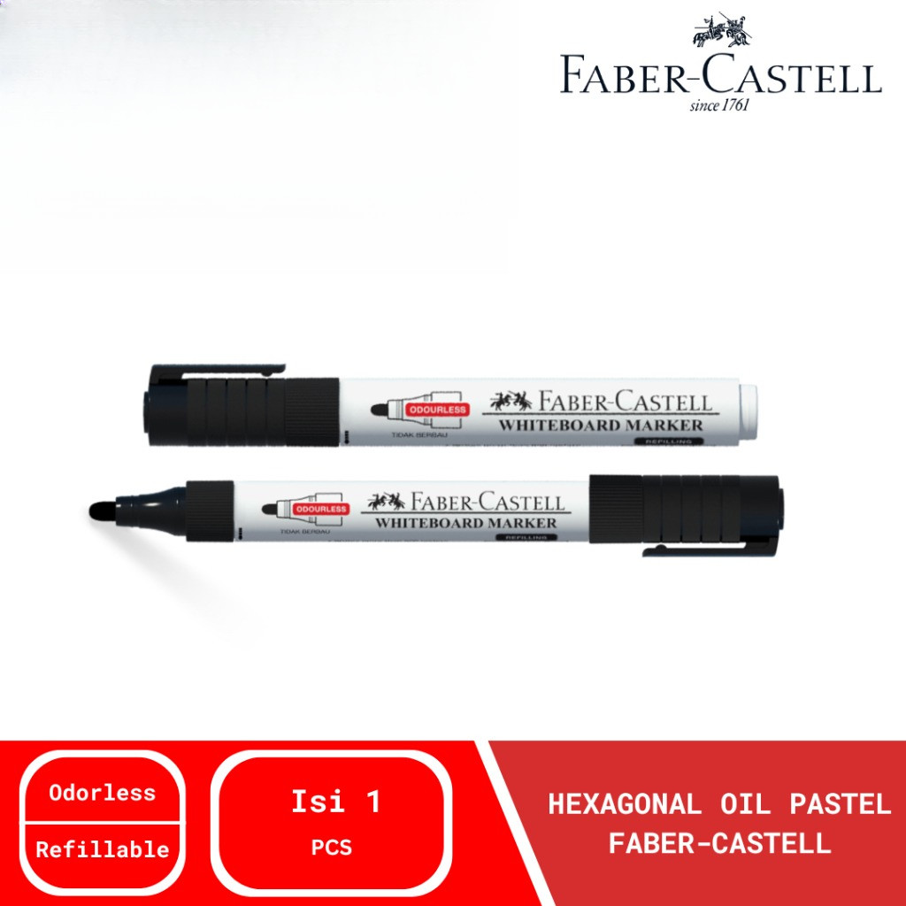 

Spidol Whiteboard Faber Castell / Whiteboard Marker / Spidol Papan Tulis 552999 (1 PCS)
