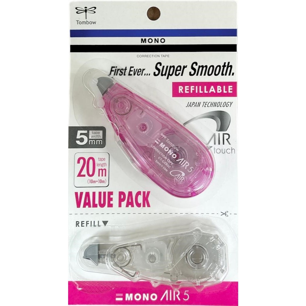 

Gramedia Surabaya - Monoair Refillable Type 5c80 pink+refill pack