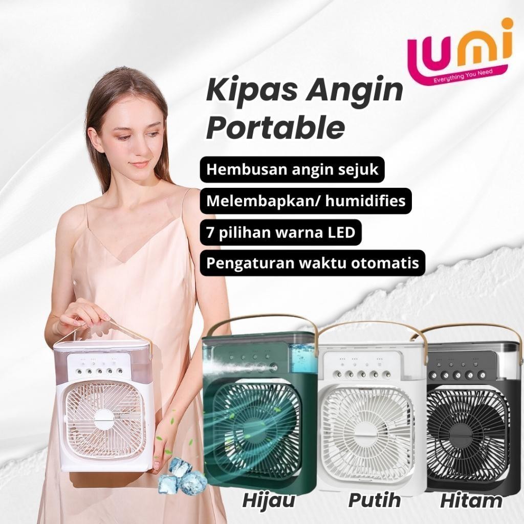 Kipas Angin Pendingin Mini AC Portable Air Cooler Mobil dan Ruangan AC minimalis multifungsi portabl