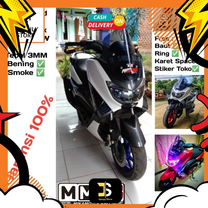 Visor Yamaha NMAX OLD, NMAX NEW, MODEL TDR V1 DAN V2, VISOR TDR JENONG, WINDSHIELD VISOR NMAX OCITO,
