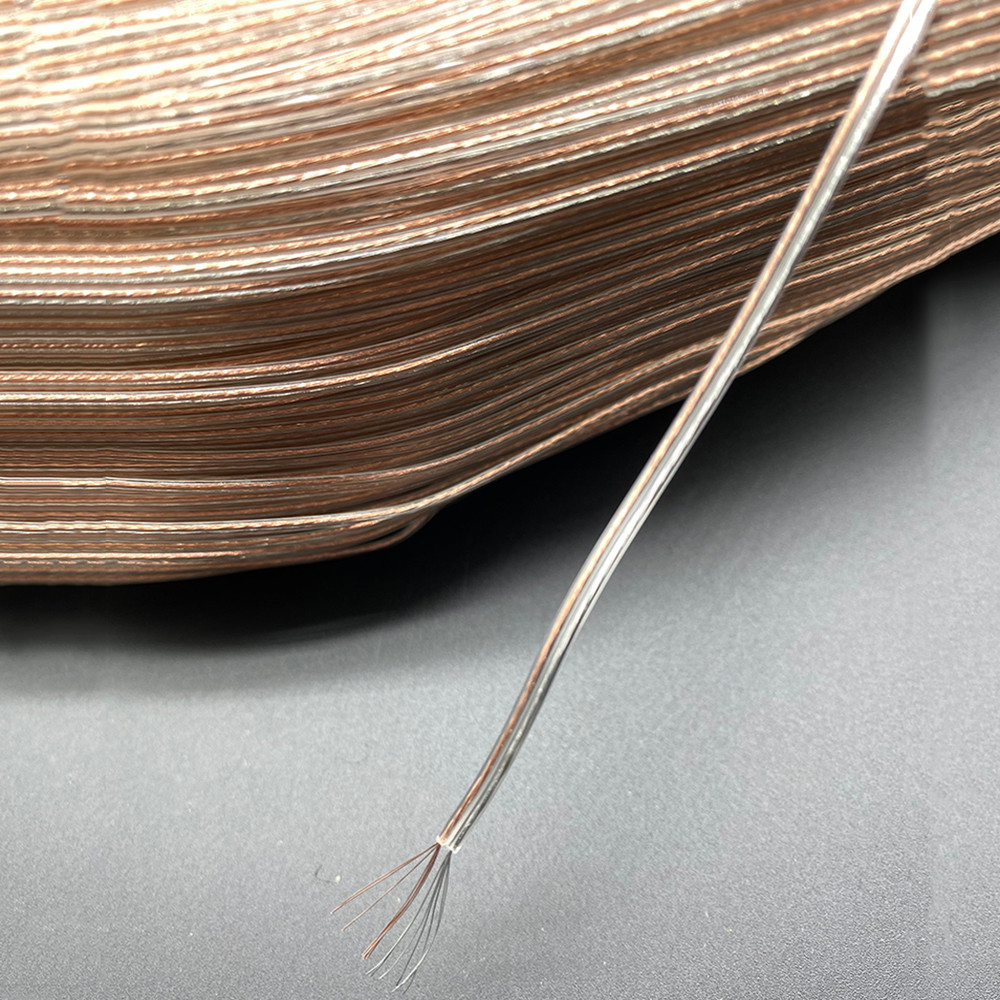 Transparent Parallel Wire 22awg 24awg 26awg 30awg  2-core DIY Sheath Chandelier Special Crystal Wire