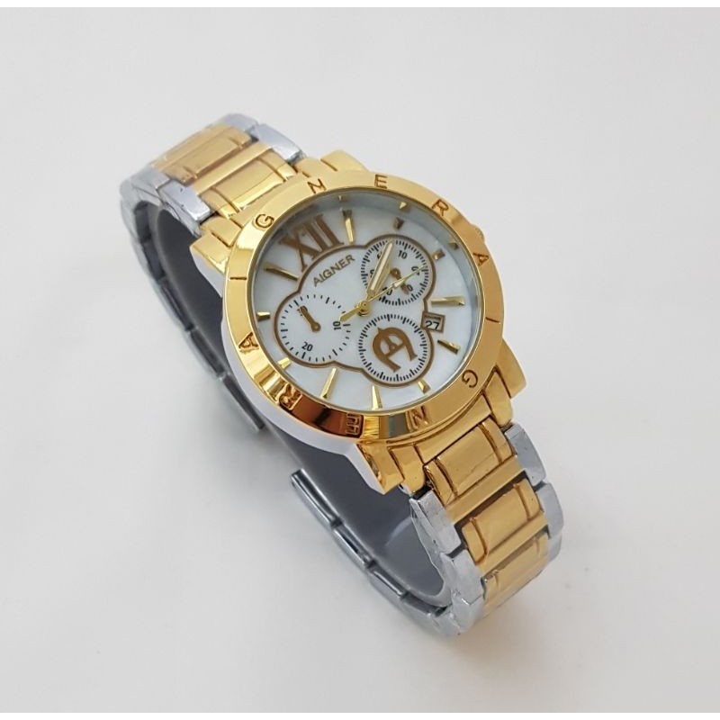 Jam Tangan Wanita Fashion Watch Aigner Tanggal High Quality